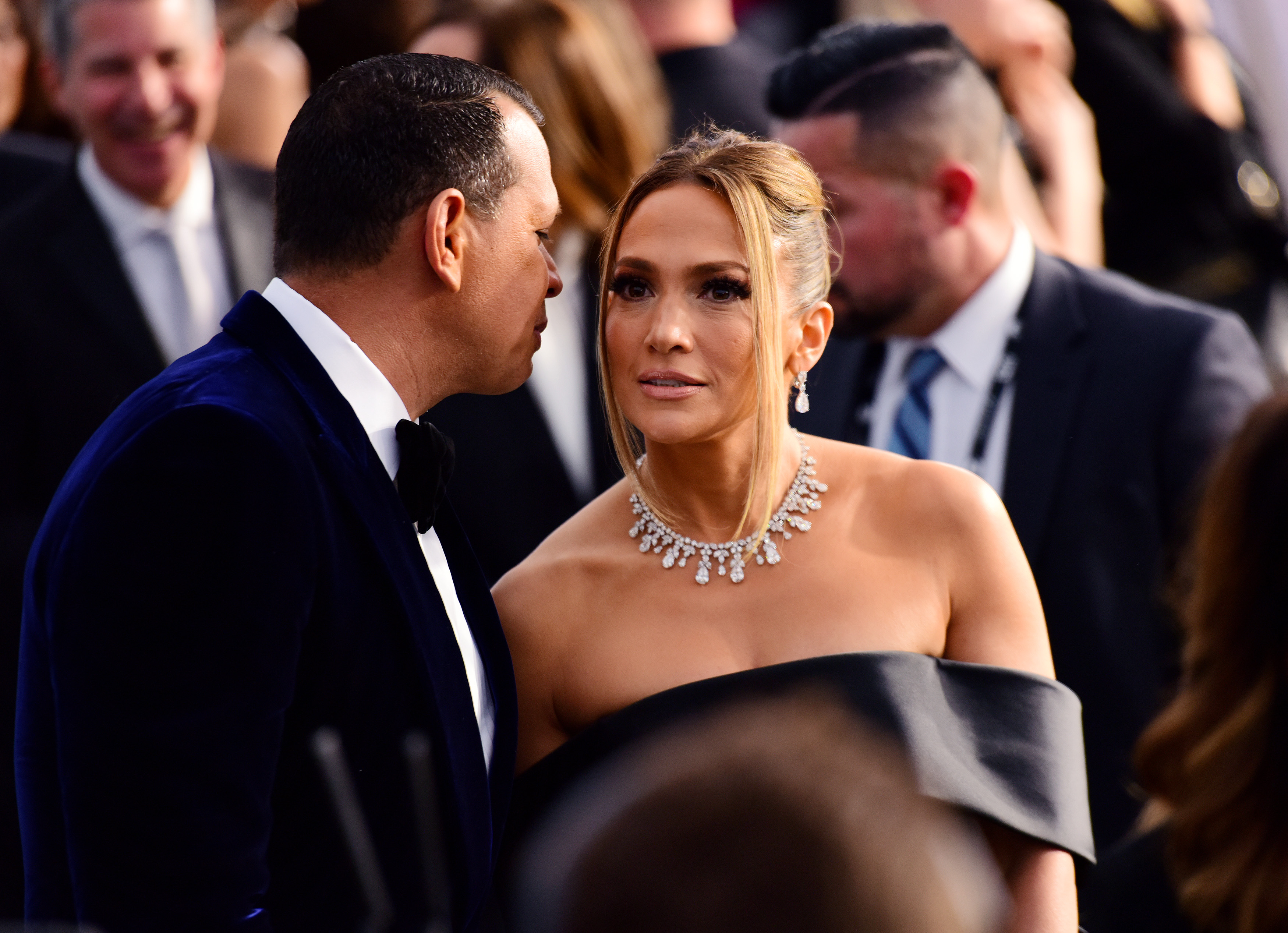 Jennifer Lopez and Alex Rodriguez attend the 26th Annual Screen Actors Guild Awards at The Shrine Auditorium on January 19, 2020 in Los Angeles, California | Source: Getty Images