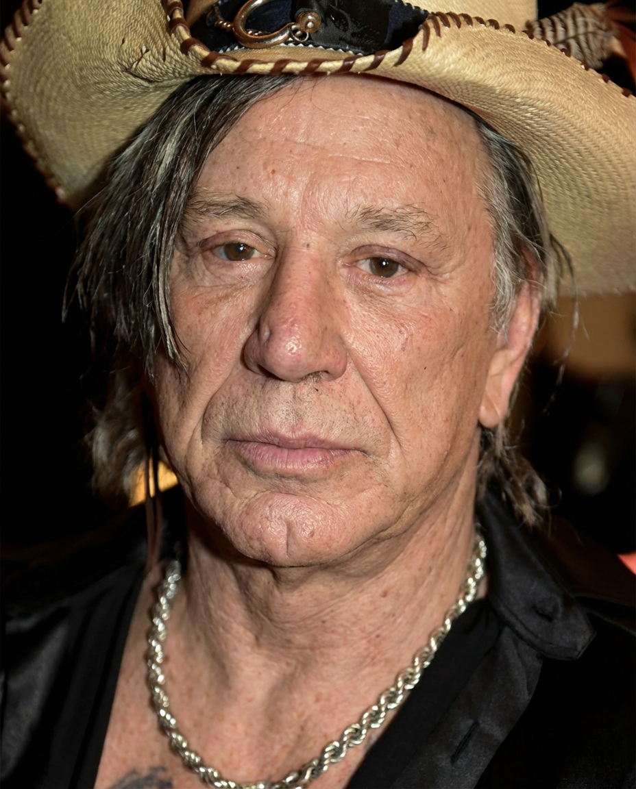How Mickey Rourke would've looked without plastic surgery thanks to AI | Source: ImagineArt