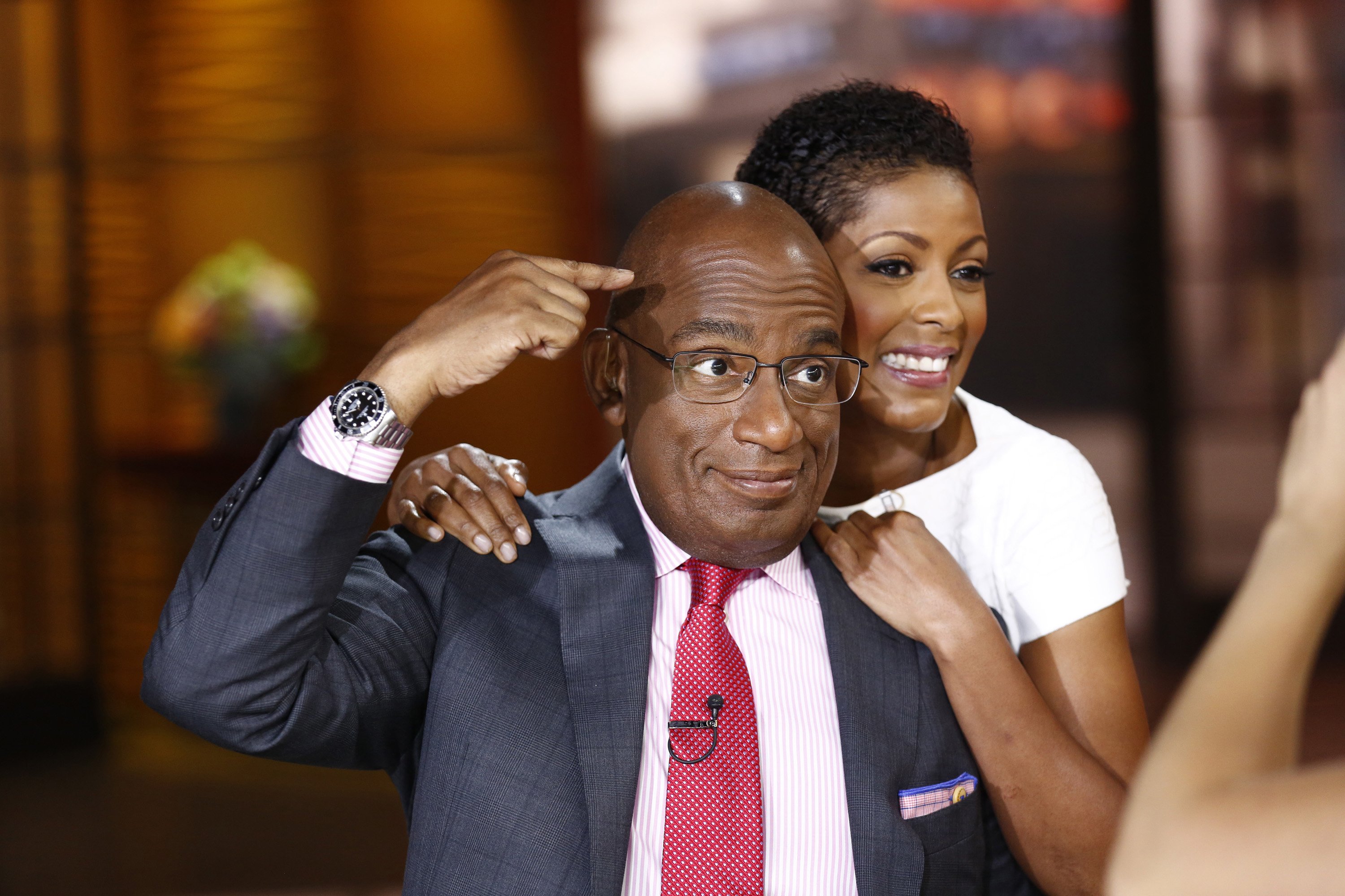 Al Roker and Tamron Hall on season 63 of NBC News' "Today" show on June 27, 2014 | Source: Getty Images