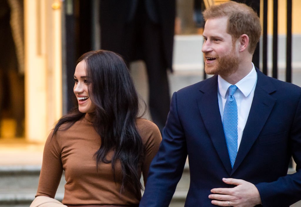 Prince Harry and Meghan Markle depart Canada House on January 07, 2020 in London, England. | Photo: Getty Images
