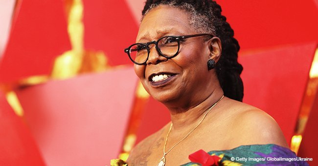 Whoopi Goldberg stands out in the crowd with bright pink outfit at CFDA Awards 2018