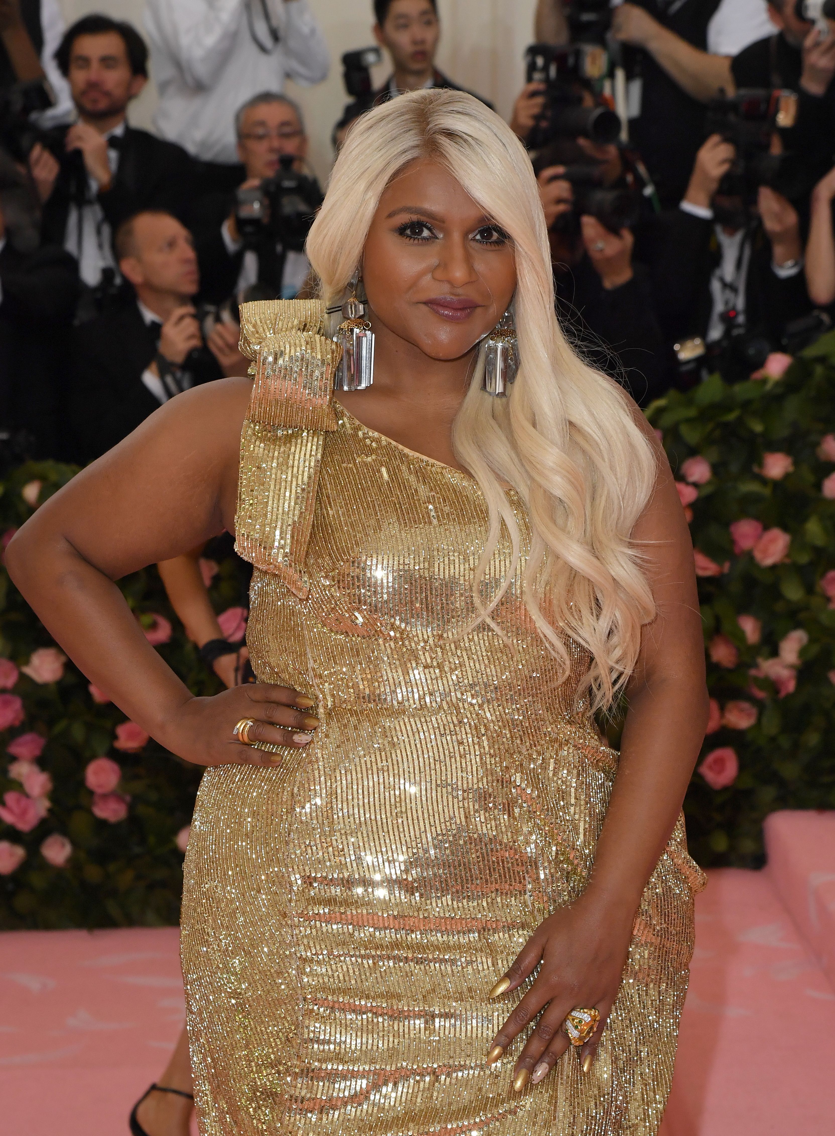 Mindy Kaling at the Met Gala on May 6, 2019, in New York | Source: Getty Images