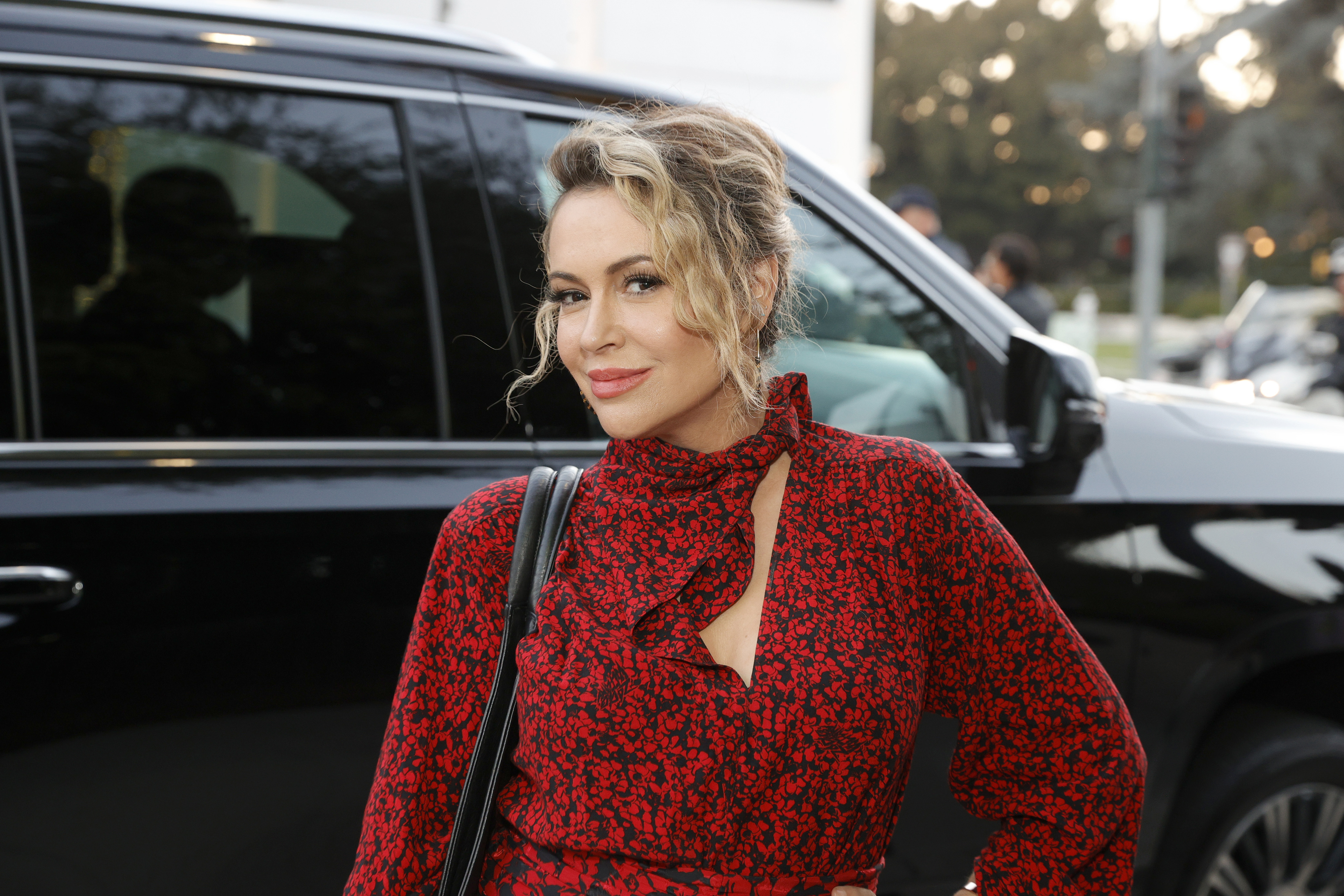 Alyssa Milano at Variety's Power of Women Presented by Lifetime event on September 30, 2021, in Beverly Hills, California | Source: Getty Images