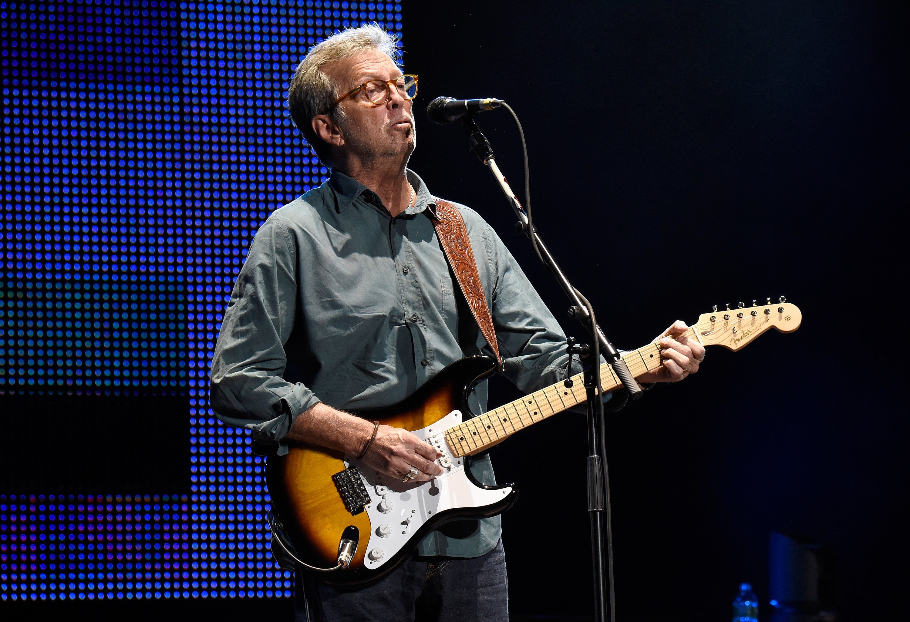 Eric Clapton performs onstage during his 70th Birthday Concert Celebration at Madison Square Garden on May 1, 2015 in New York City. | Source: Getty Images