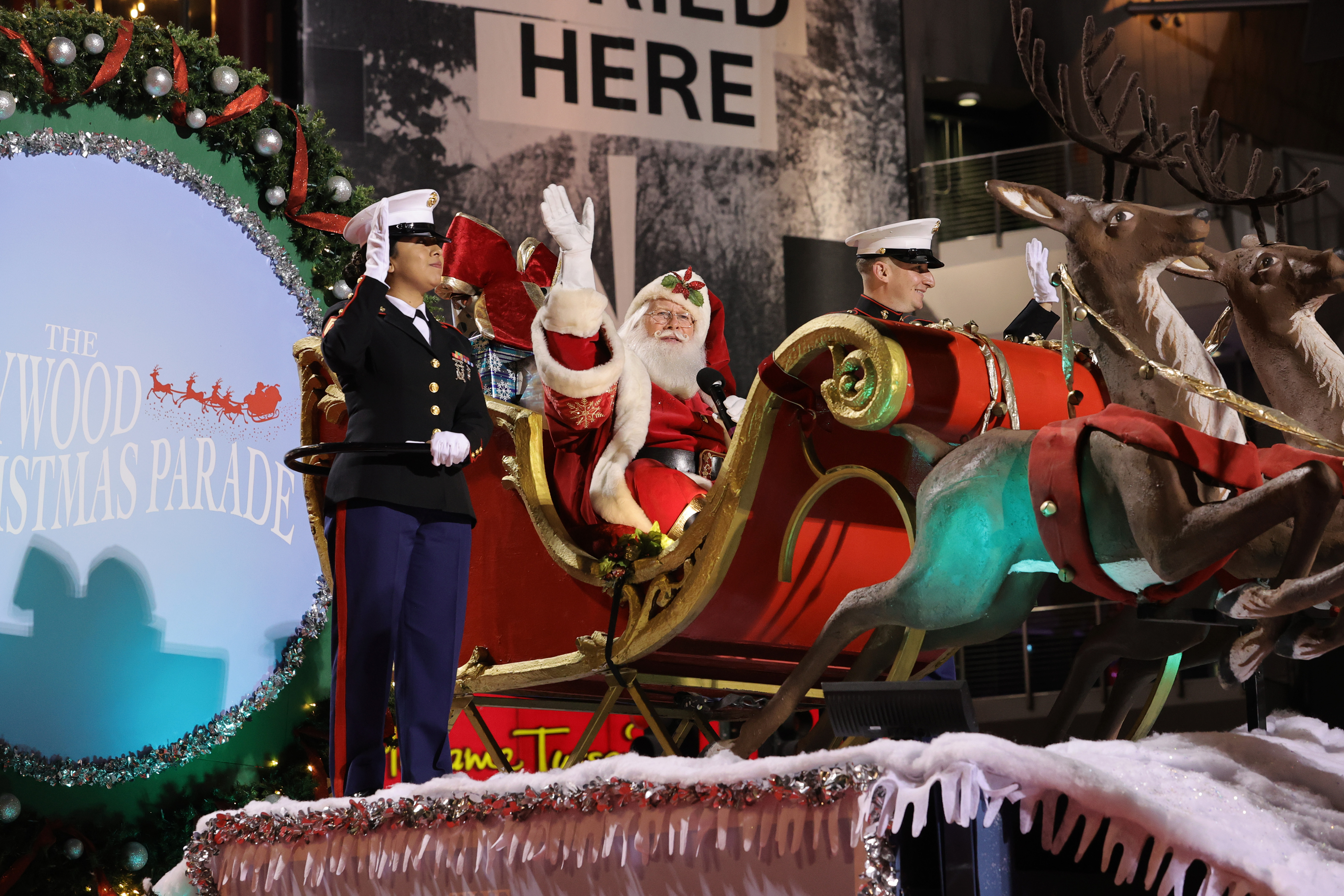 Santa Claus at the 89th Annual Hollywood Christmas Parade in Los Angeles, California on November 28, 2021 | Source: Getty Images