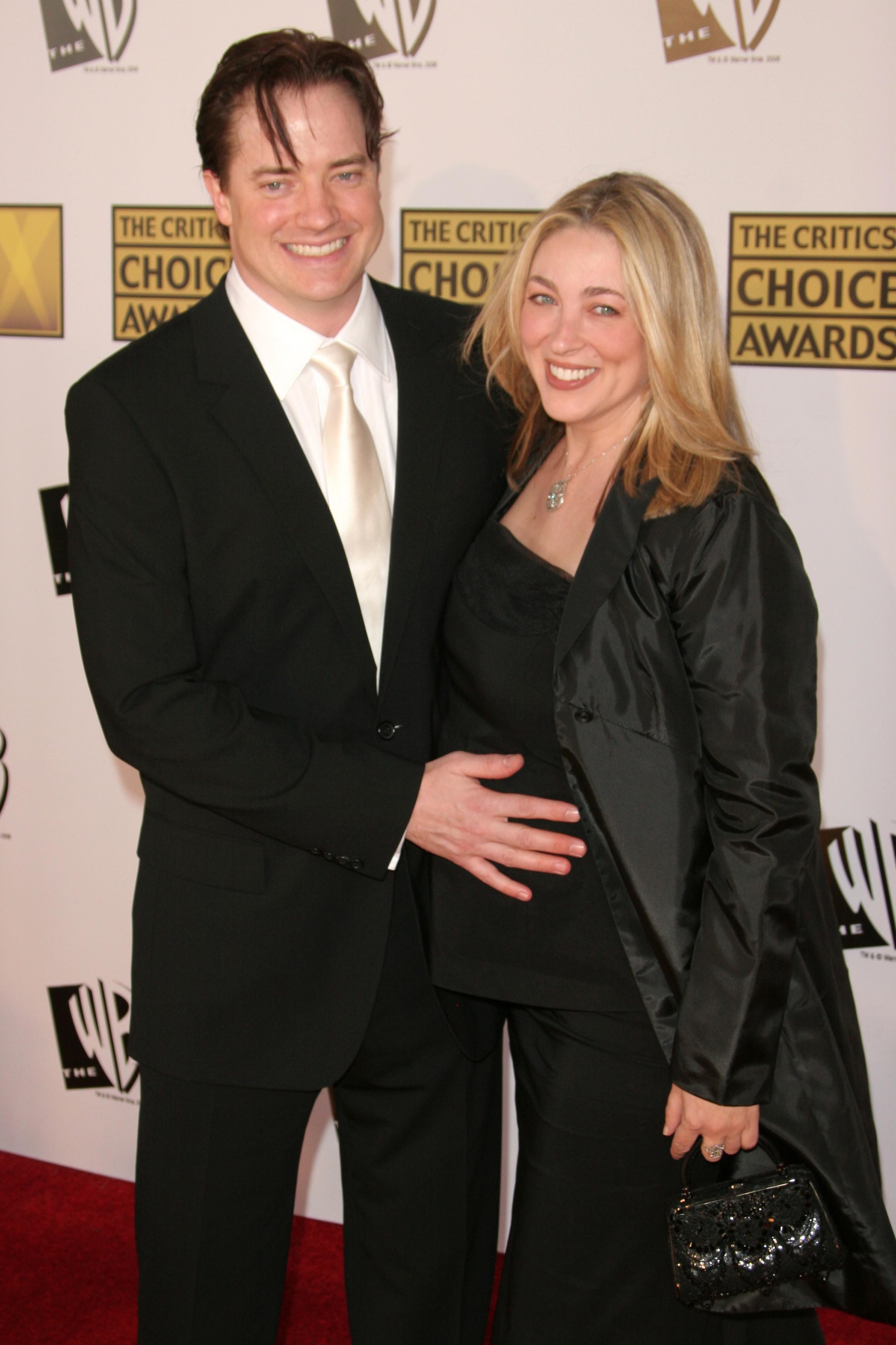 Brendan Fraser and Afton Smith attend 11th Annual Critics' Choice Awards - Arrivals at Santa Monica Civic Auditorium on January 9, 2006 in Santa Monica, CA | Source: Getty Images