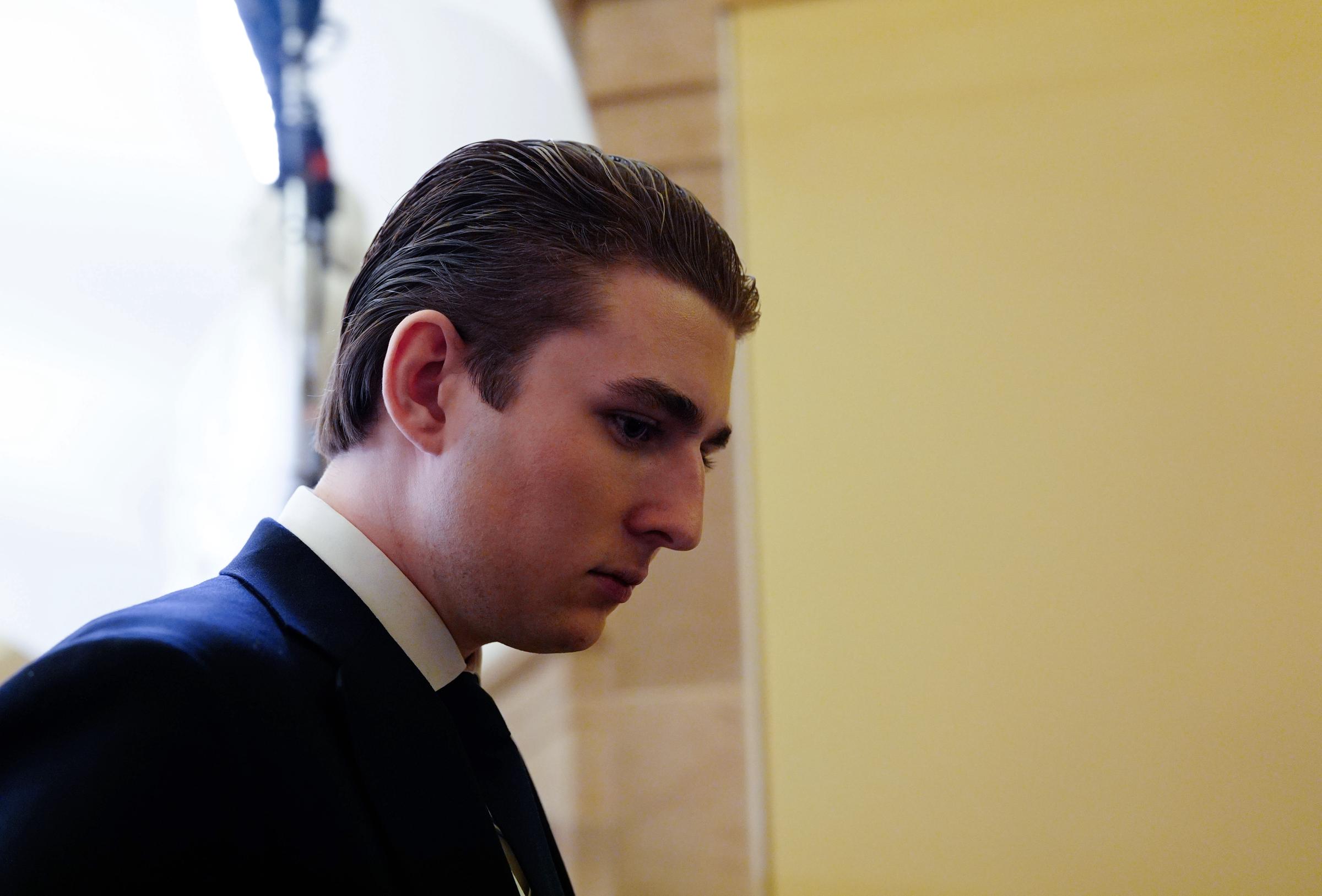 Barron Trump arrives at the inauguration of U.S. President-elect Donald Trump on January 20, 2025 in Washington, DC. | Source: Getty Images