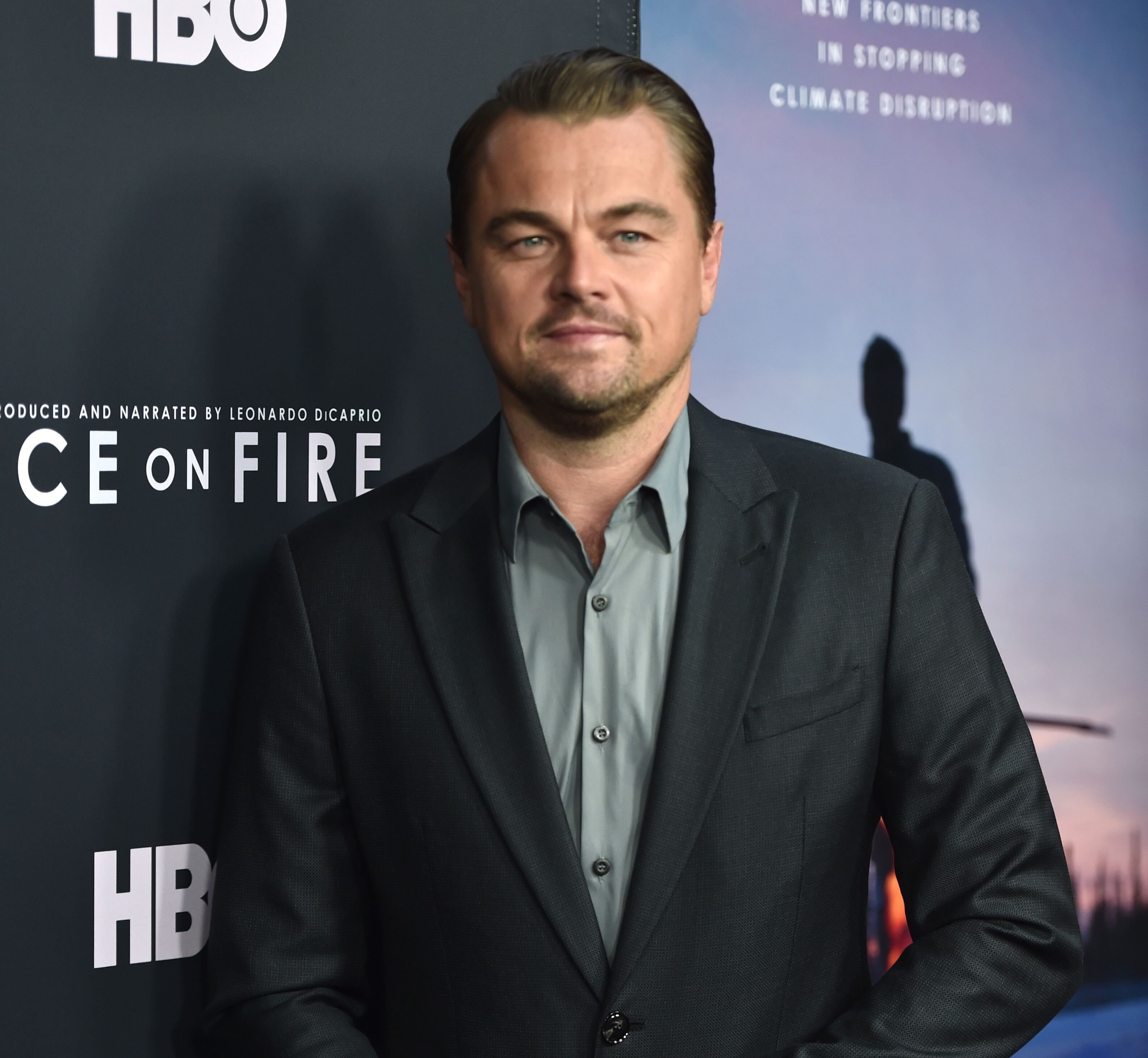 Leonardo DiCaprio attends the L.A. premiere of HBO's "Ice On Fire" at LACMA. | Source: Getty Images
