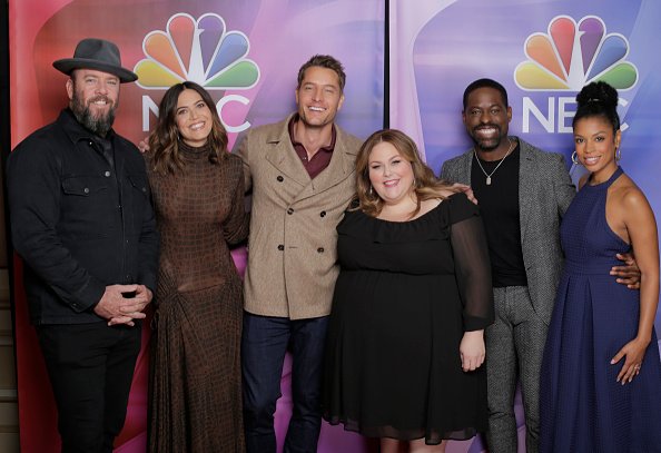 Chris Sullivan, Mandy Moore, Justin Hartley, Chrissy Metz, Sterling K. Brown, Susan Kelechi Watson during the NBC Universal Press Tour on January 11, 2020. | Photo: Getty Images