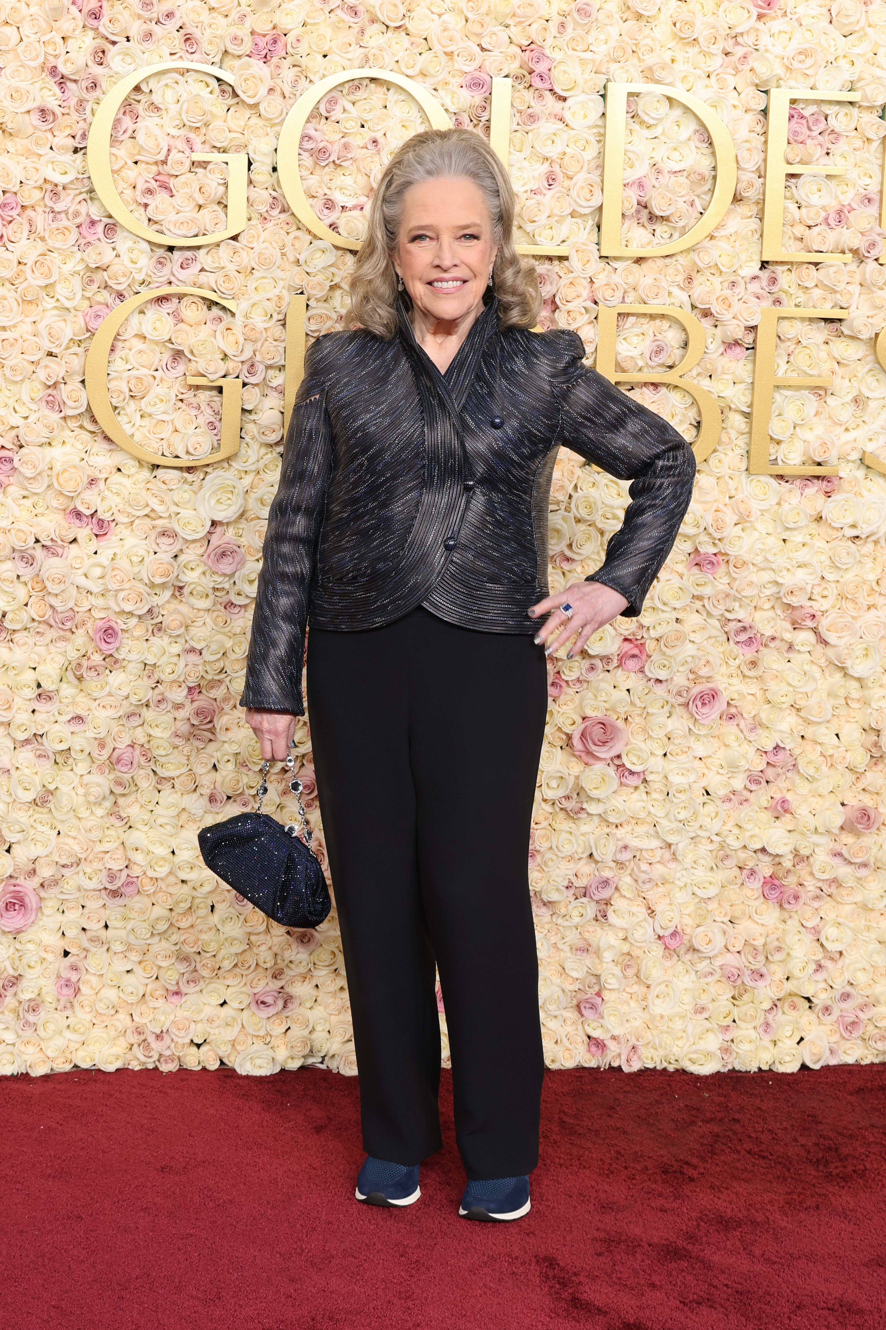Kathy Bates at the 82nd Annual Golden Globe Awards at The Beverly Hilton on January 5, 2025, in Beverly Hills, California. | Source: Getty Images