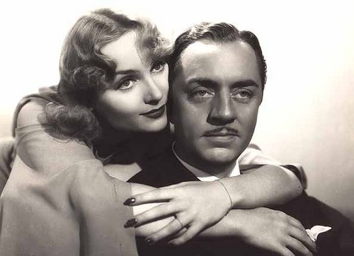 Carole Lombard and her first husband William Powell. I Image: Wikimedia Commons.