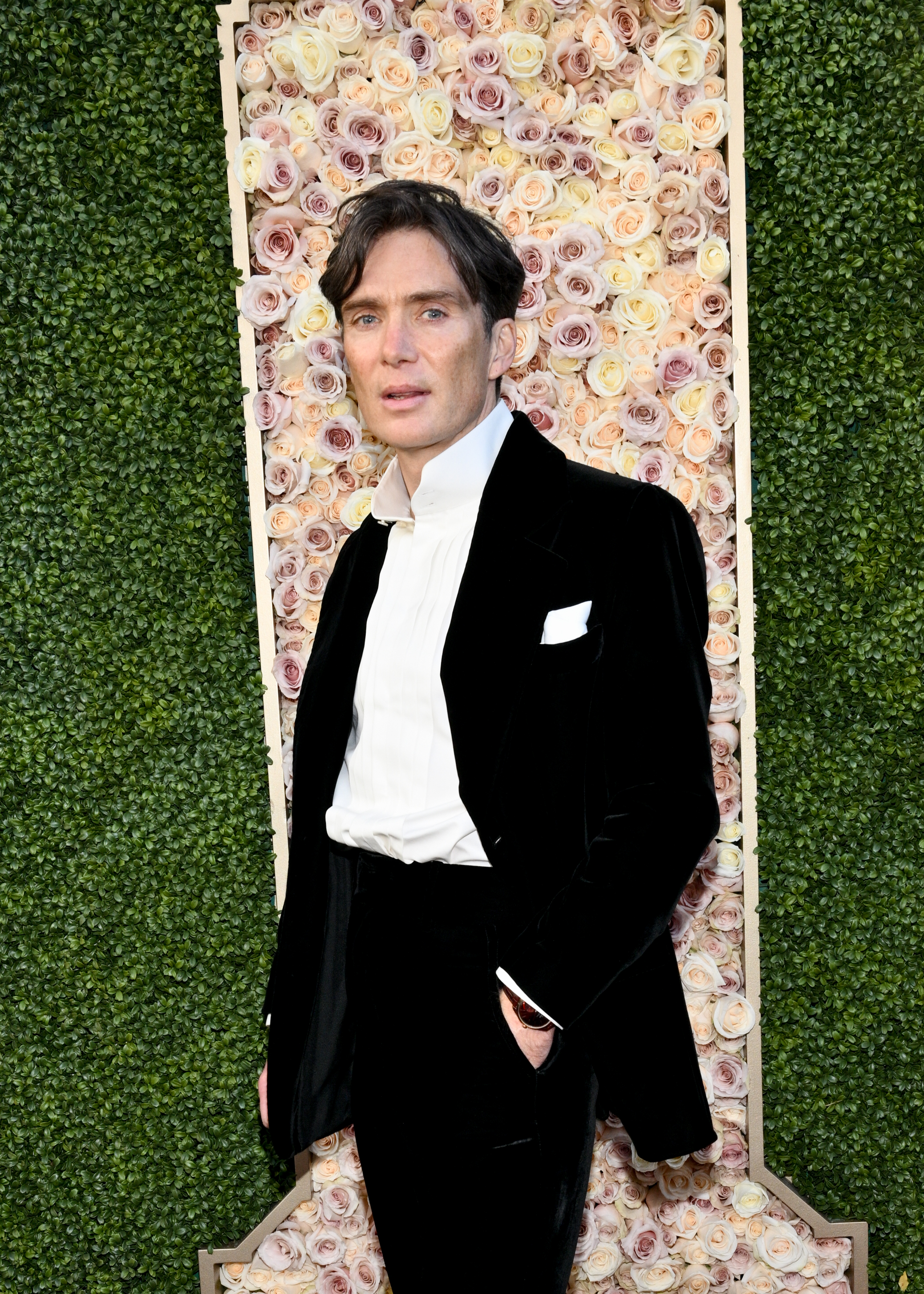 Cillian Murphy at the 81st Golden Globe Awards on January 7, 2024, in Beverly Hills, California. | Source: Getty Images