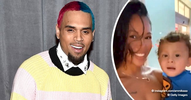 Chris Brown's Son Aeko Melts Hearts with His Voice in Video as Mom ...