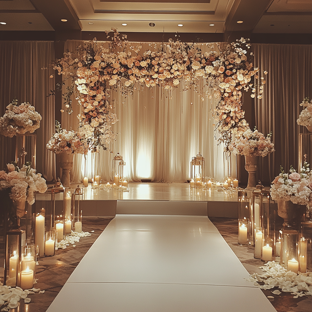 A beautiful wedding setting | Source: Midjourney