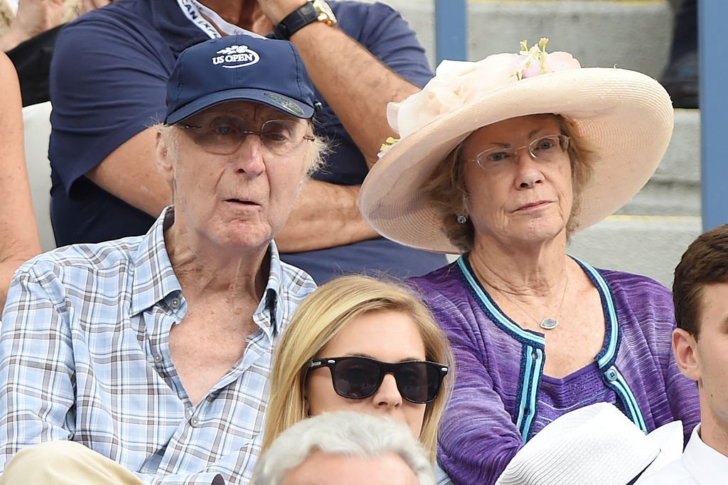 Gene Wilder and Karen Boyer attend day 13 of the 2014 US Open at USTA Billie Jean King National Tennis Center | Photo: Getty Images