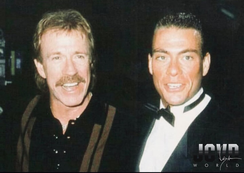 Chuck Norris pictured with Jean-Claude Van Damme, from a post dated March 20, 2026 | Source: Instagram/jcvd