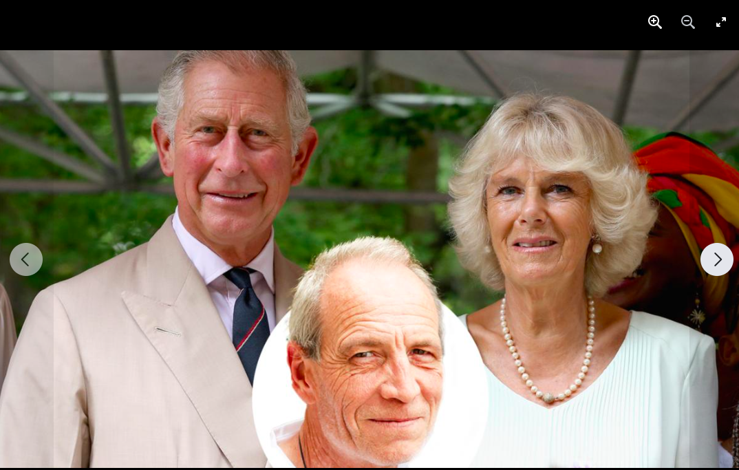 King Charles III, Simon Charles Dorante-Day and Queen Camilla posted on December 4, 2021 | Source: Facebook/Simon Charles Dorante-Day