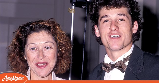 Patrick Dempsey und seine Ex-Frau Rocky Parker nehmen am 18. März 1990 im Beverly Hilton Hotel an den 42. Annual Writers Guild of America Awards Teil | Quelle: Getty Images