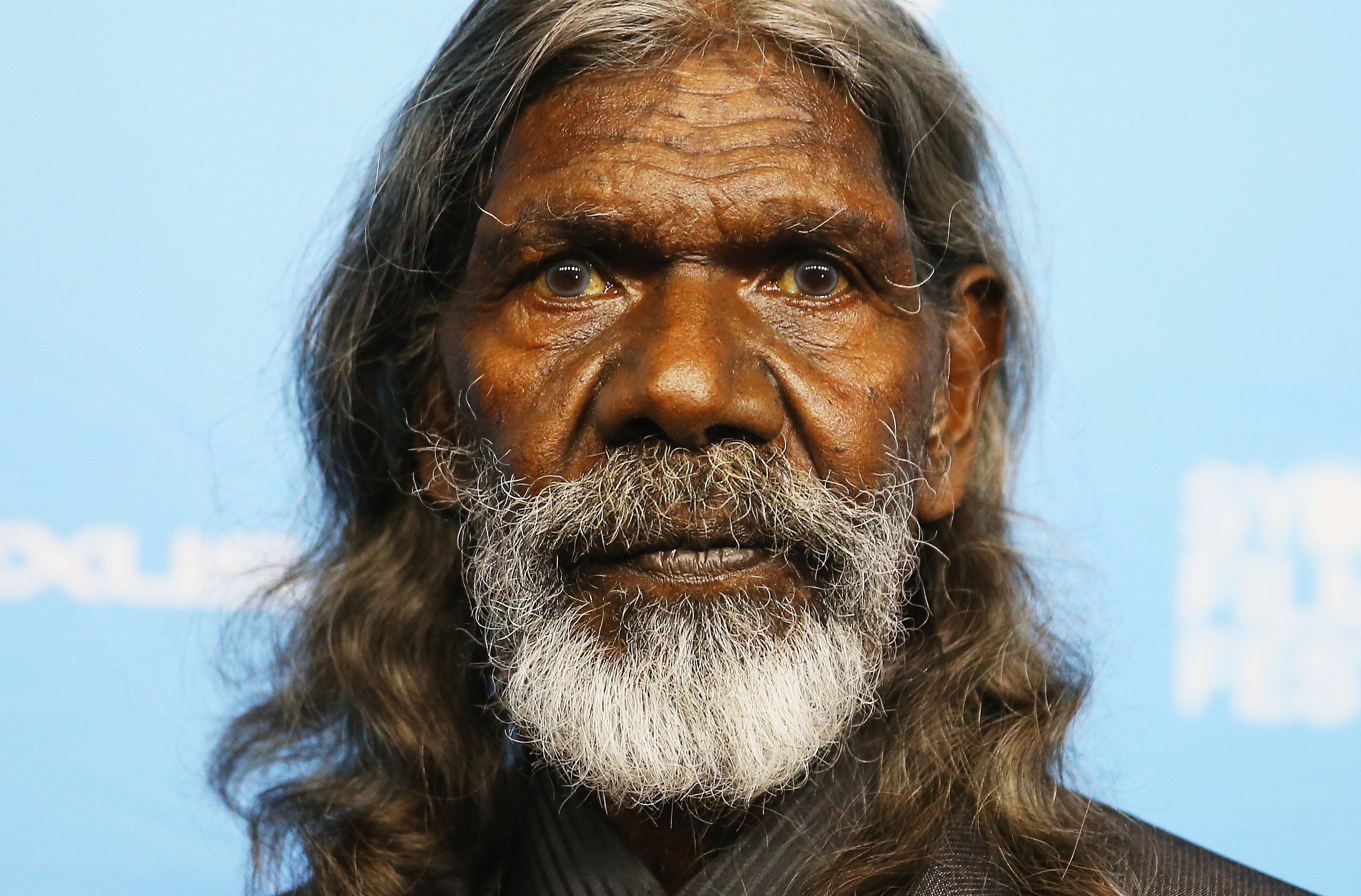David Gulpilil kommt vor der Sydney Film Festival Opening Night Gala im State Theatre am 8. Juni 2016 in Sydney, Australien, an. | Quelle: Getty Images