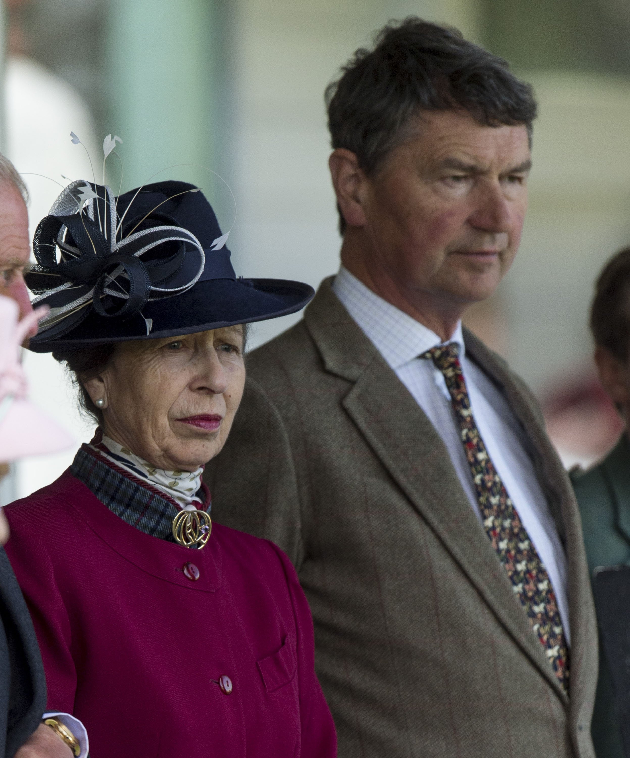 Princess Anne and Timothy Laurence attend the 2017 Braemar Highland Gathering on September 2, 2017, in Braemar, Scotland. | Source: Getty Images.