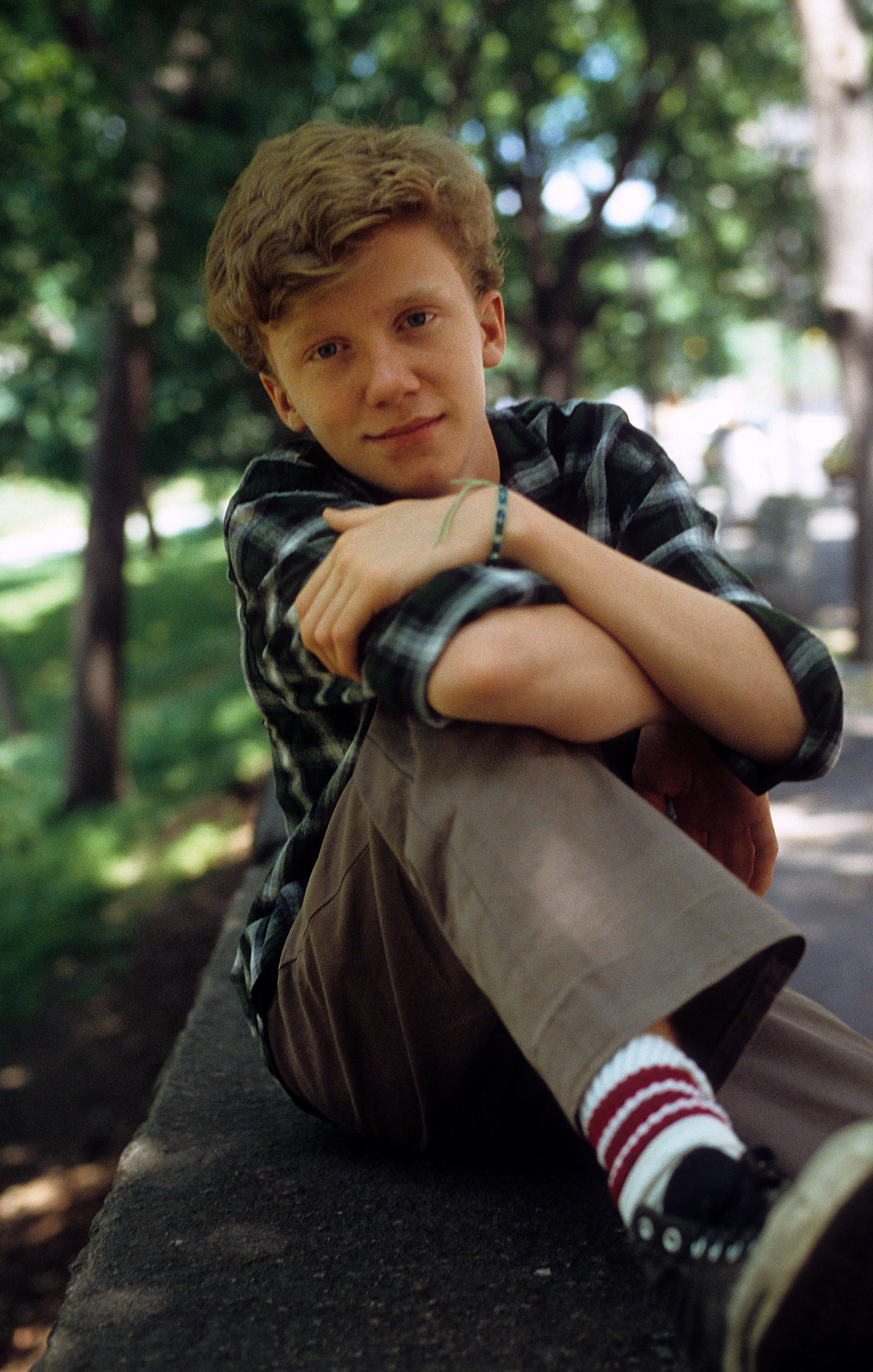 Anthony Michael Hall poses for a portrait in circa 1984. | Source: Getty Images