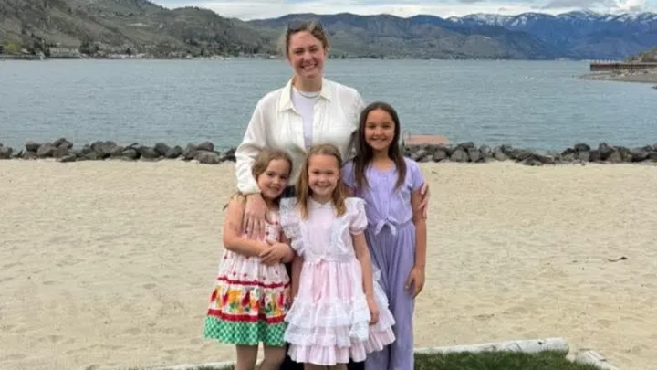 Whitney Decker and her children, Paityn, Evelyn, and Olivia posted on GoFundMe on June 3, 2025 | Source: GoFundMe/Support Whitney Decker