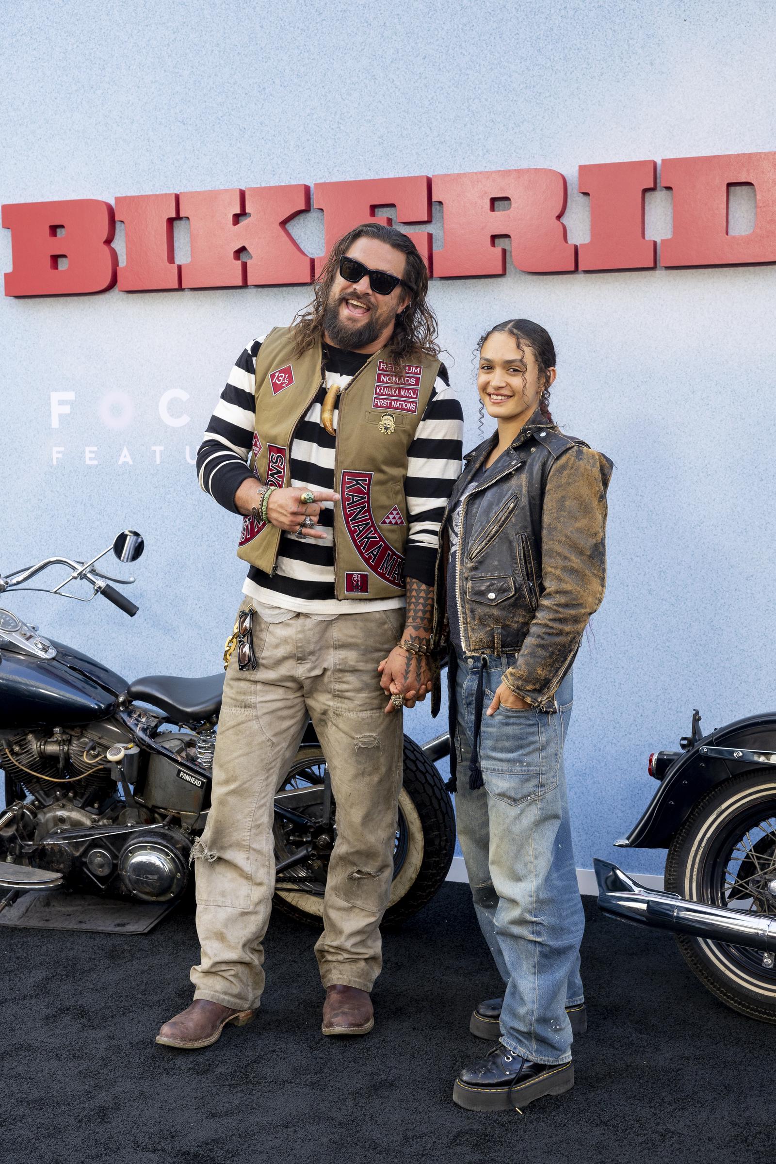 Jason and Lola Iolani Momoa at the premiere of "The Bikeriders" on June 17, 2024, in Hollywood, California. | Source: Getty Images