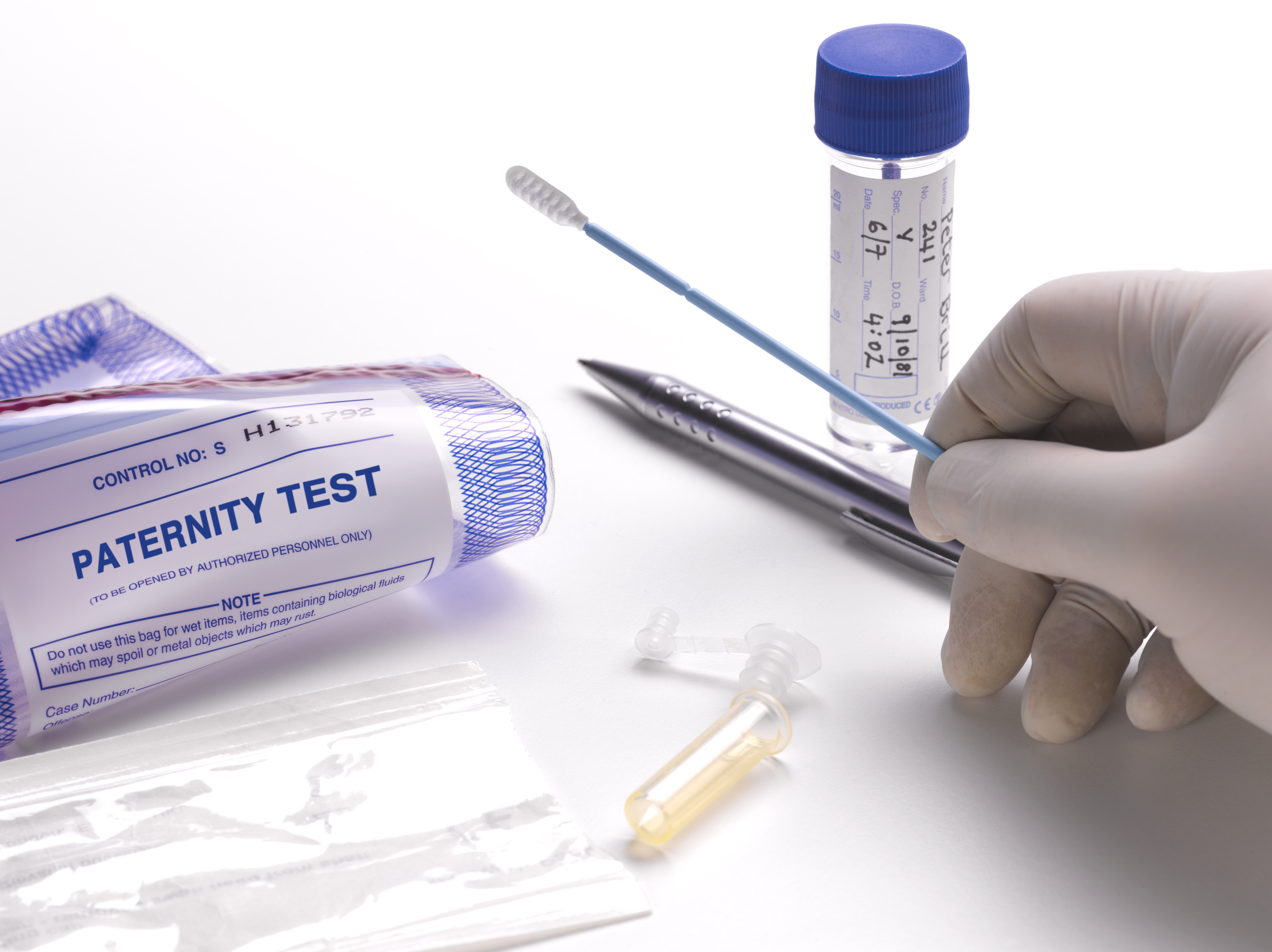 Taking DNA swab for paternity test | Source: Getty Images