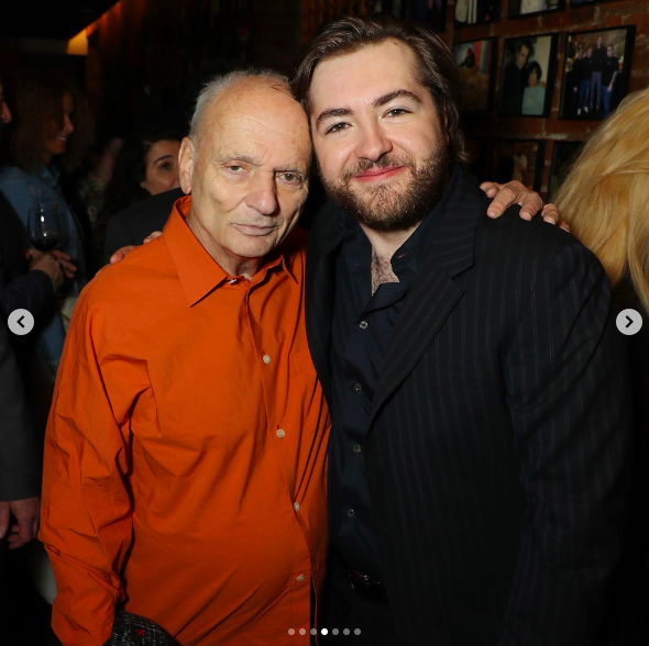 A cast member of "The Sopranos" and Michael Gandolfini at the 25th Anniversary event of "The Sopranos" posted on January 11, 2024 | Source: Instagram/hbo