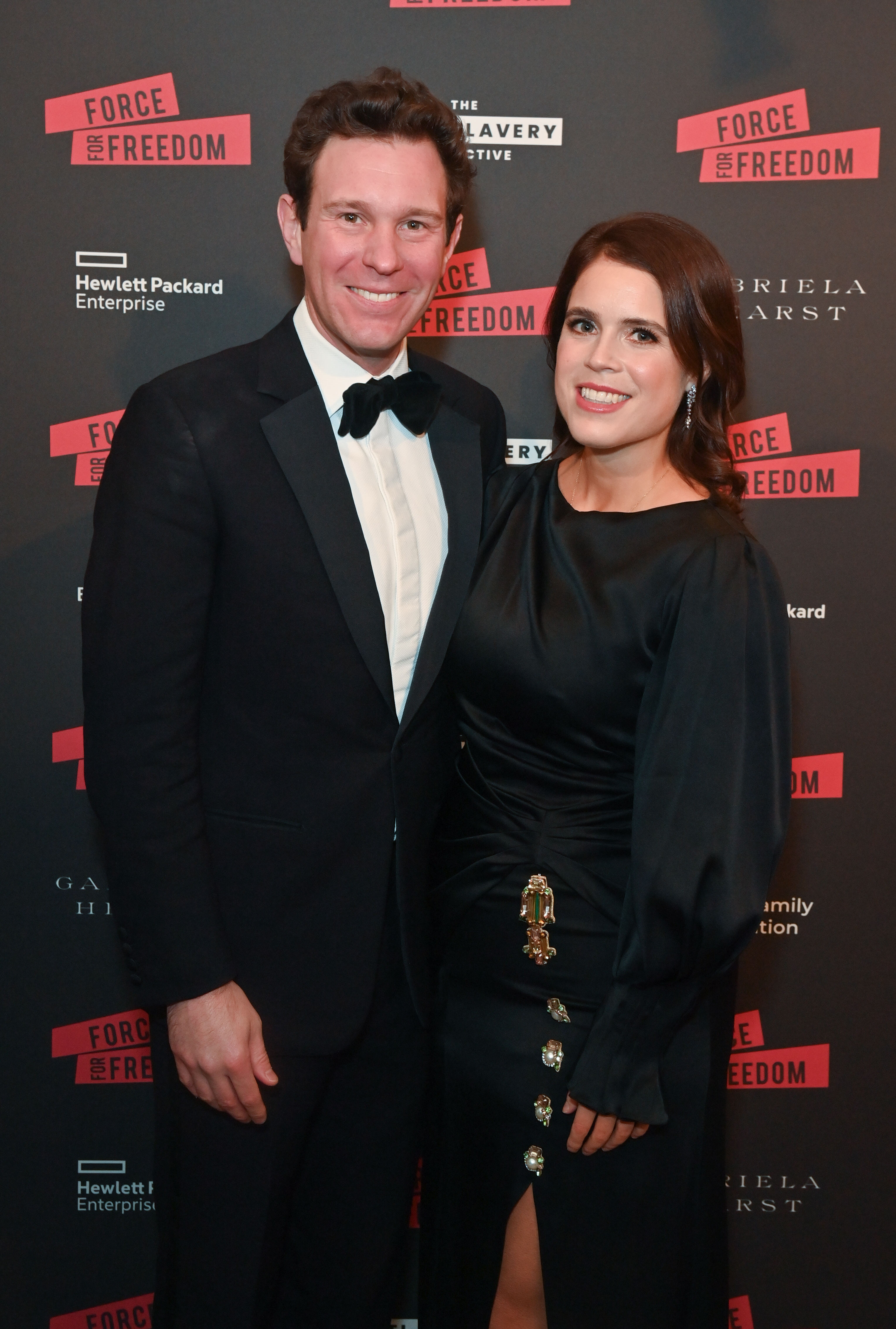 Jack Brooksbank and Princess Eugenie at The Anti Slavery Collective's inaugural Winter Gala in London, England on November 29, 2023 | Source: Getty Images