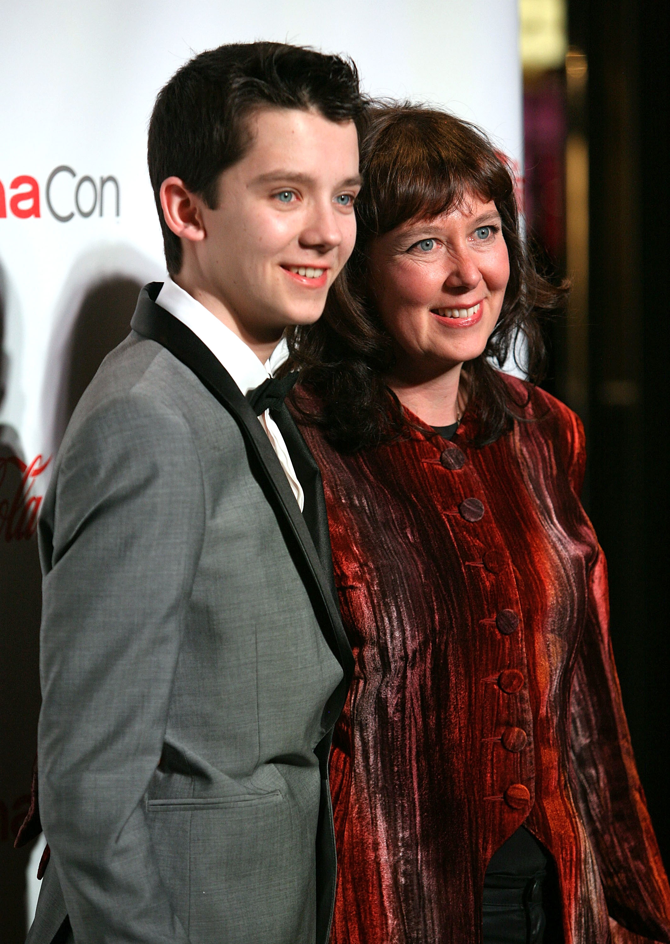 Asa Butterfield (L) and his mother, Jacqueline Farr, attend the CinemaCon 2013 Final Night Awards at Caesars Palace during CinemaCon on April 18, 2013, in Las Vegas, Nevada. | Source: Getty Images