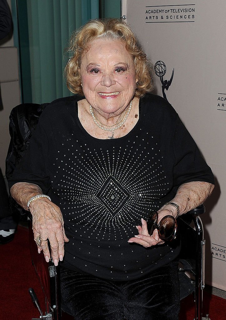 Rose Marie attends at The Academy Of Television Arts & Sciences Presents "An Evening Honoring Carl Reiner." Source: Getty Images