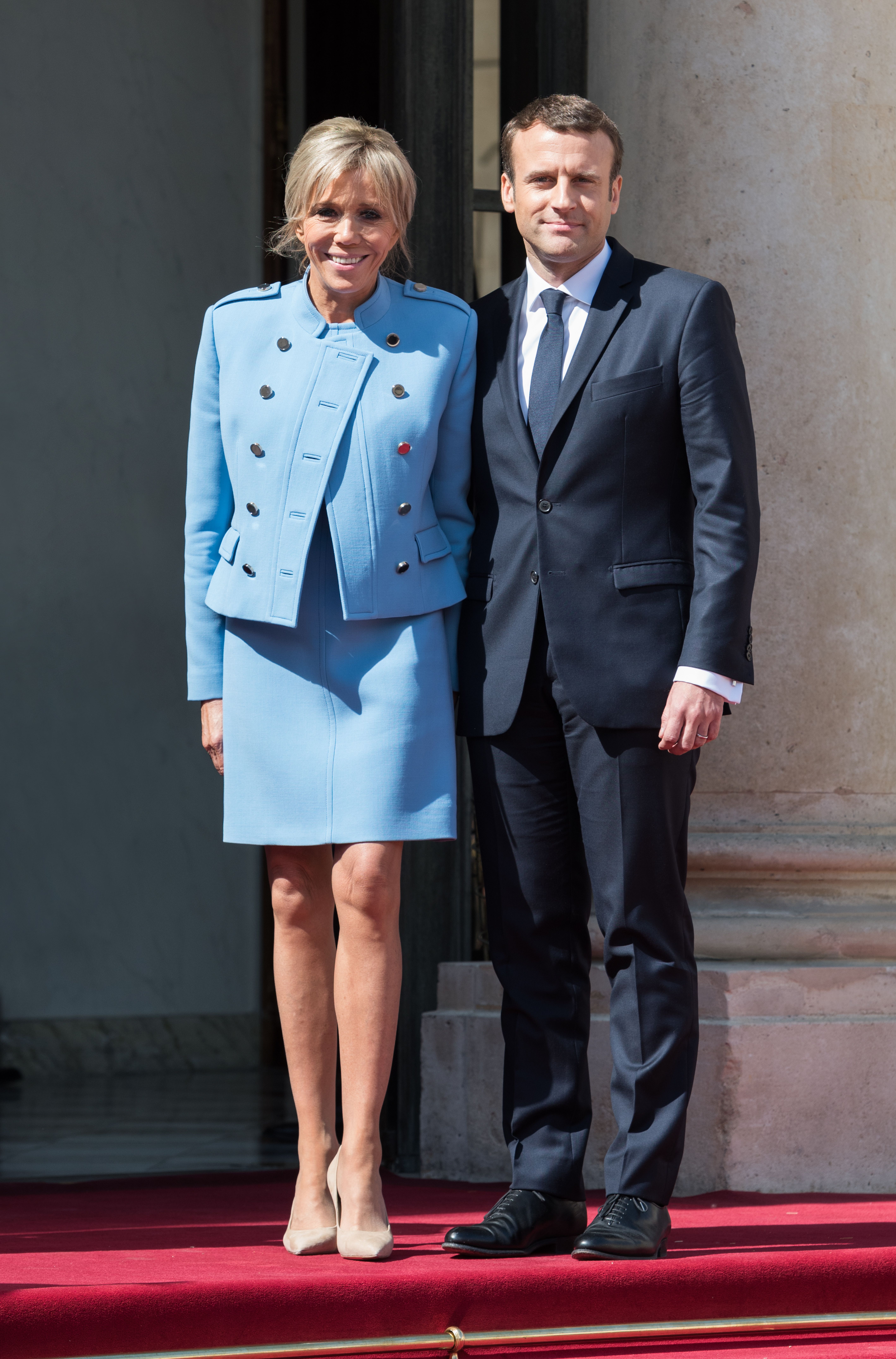 Brigitte et Emmanuel Macron à l'Élysée. l Source : Shutterstock