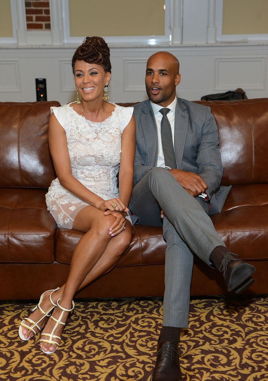 Nicole Ari Parker and Boris Kodjoe attends Pass On The Blessings Awards at Buckhead Theatre on May 18, 2014 in Atlanta, Georgia. | Source: Getty Images