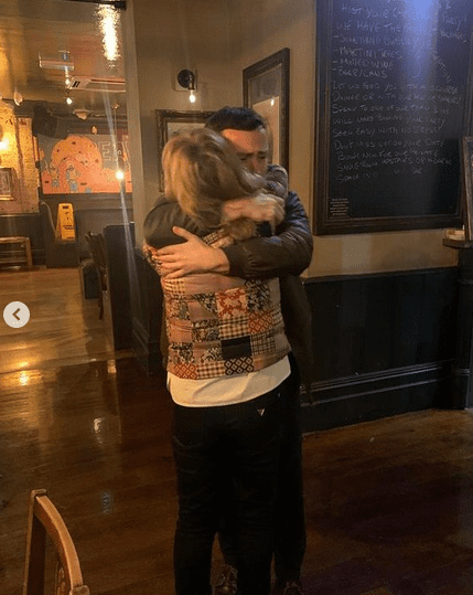 Another  picture of Ciaran Joyce hugging his mother,  Hayley Gibbs | Photo:  instagram.com/ciaran___joyce 