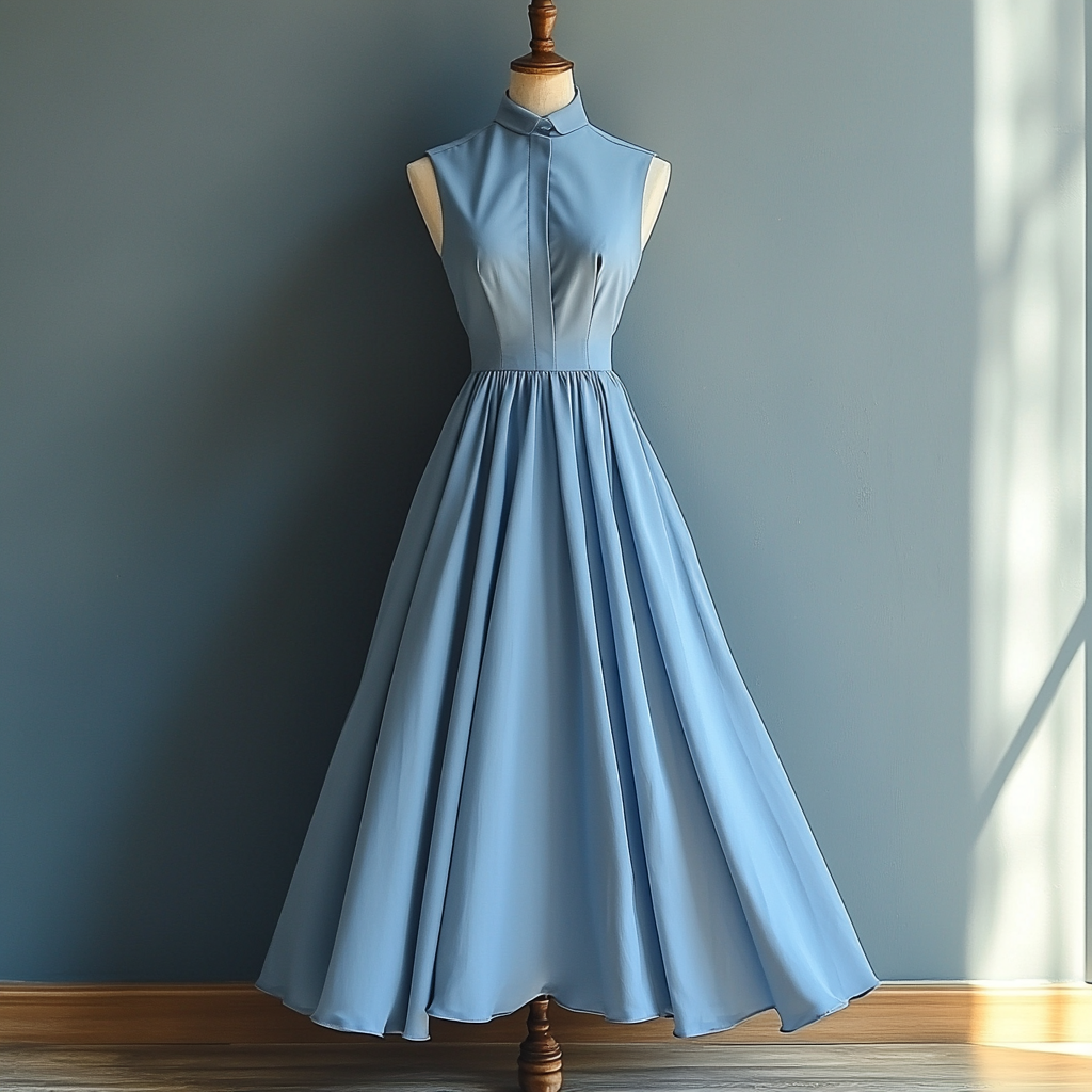 A beautiful blue dress | Source: Midjourney