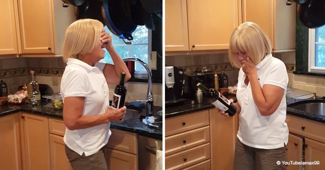 Couple surprised grandma-to-be with special pregnancy reveal