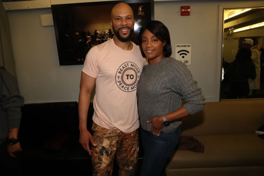 Rapper Common and comedian Tiffany Haddish at the Apollo Theatre in October 2019. | Photo: Getty Images