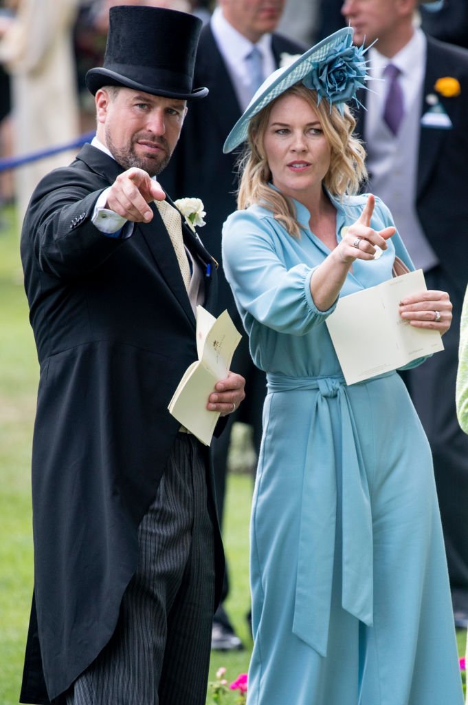 Peter Phillips et Autumn Phillips au cinquième jour de Royal Ascot à l'hippodrome d'Ascot le 22 juin 2019 à Ascot, en Angleterre. | Photo : Getty Images