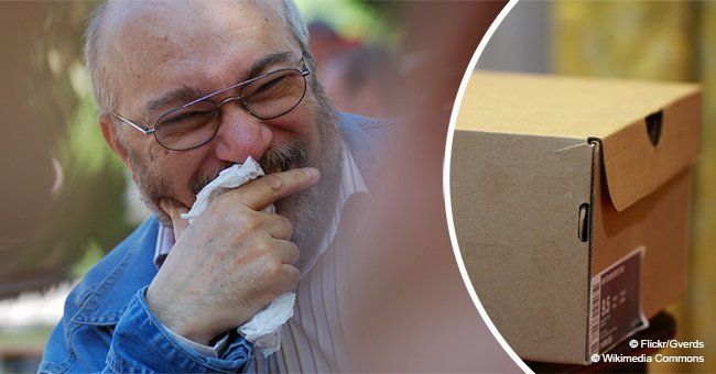 Old man finally opens his wife's secret shoe box after she falls ill