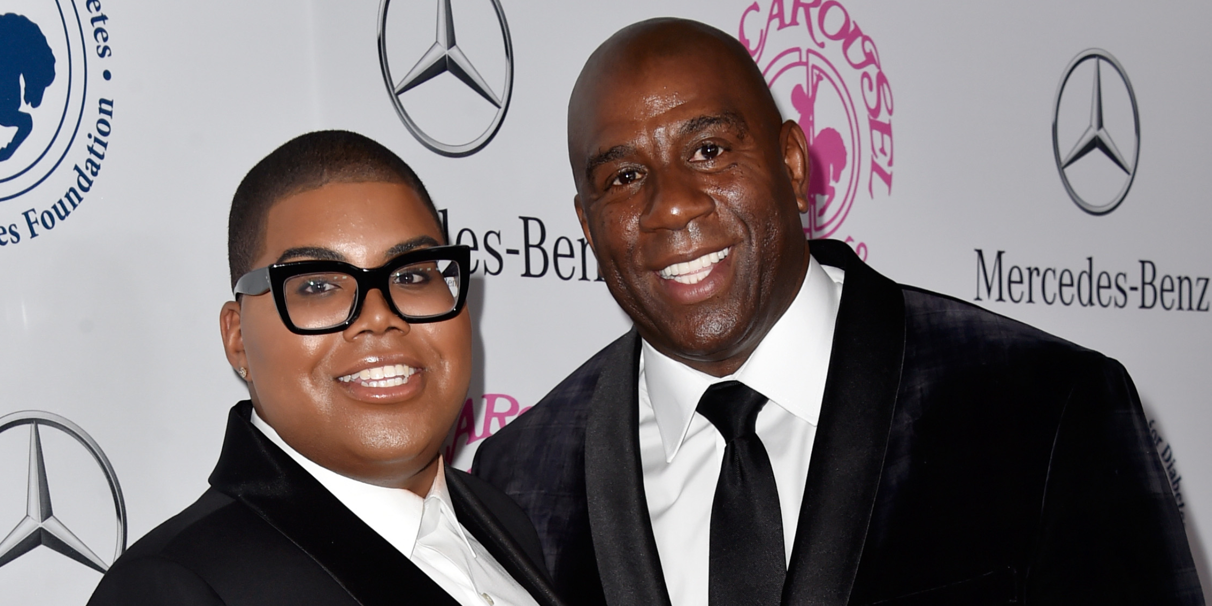 Magic Johnson and his son EJ | Source: Getty Images