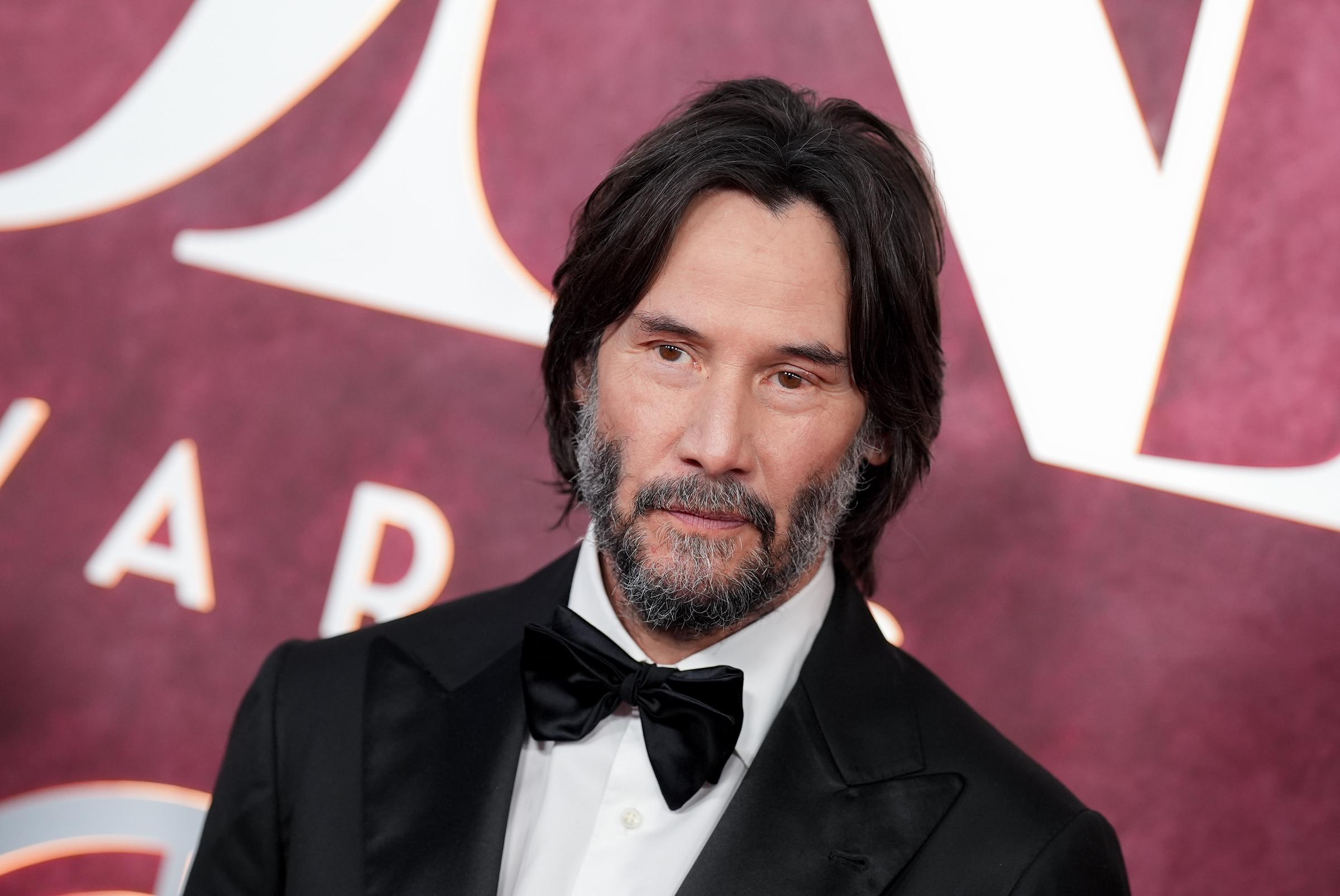Keanu Reeves attends the 78th Annual Tony Awards at Radio City Music Hall on June 8, 2025, in New York City.