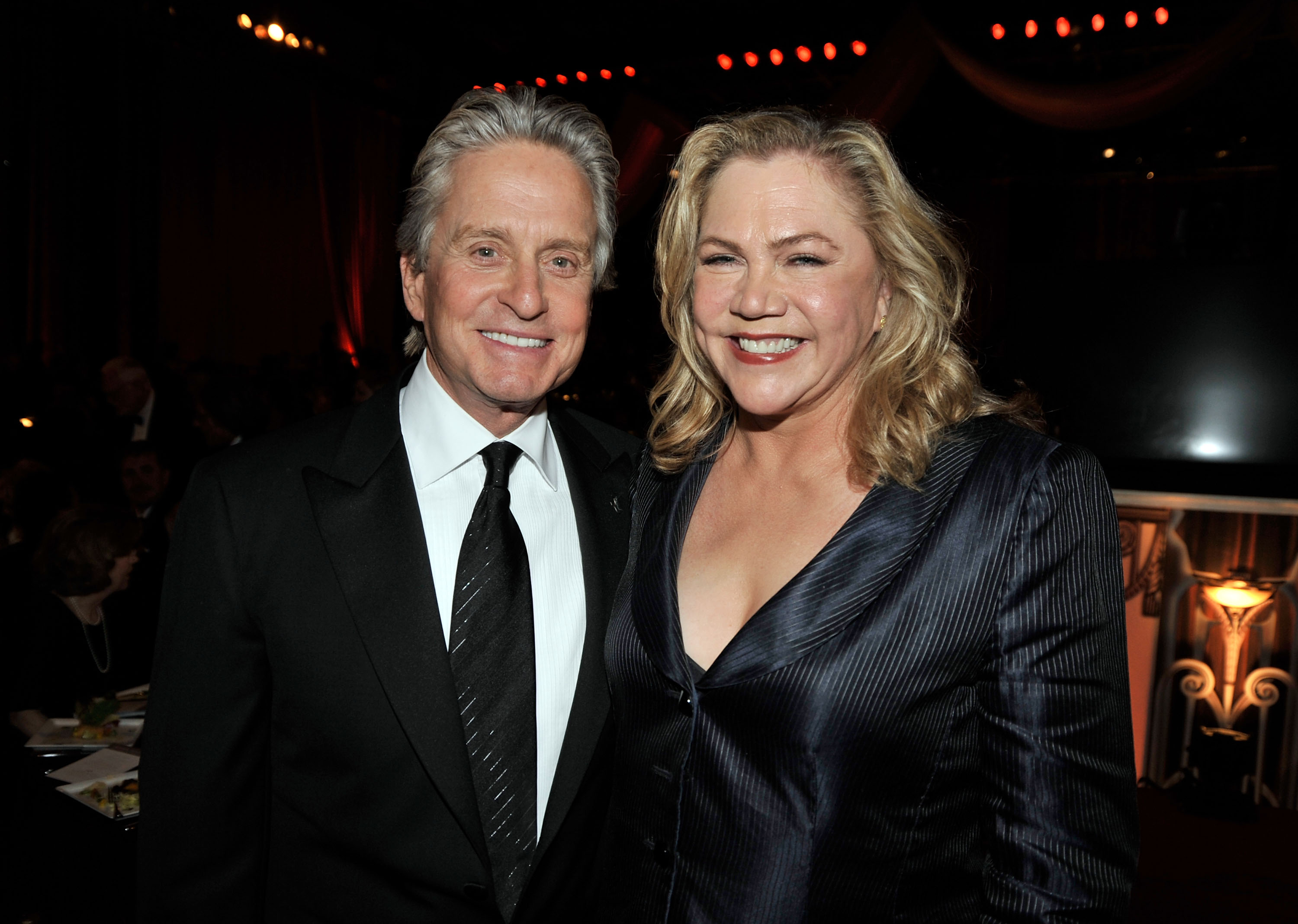 Michael Douglas and Kathleen Turner at the 37th AFI Life Achievement Award ceremony in Culver City, California on June 11, 2009 | Source: Getty Images