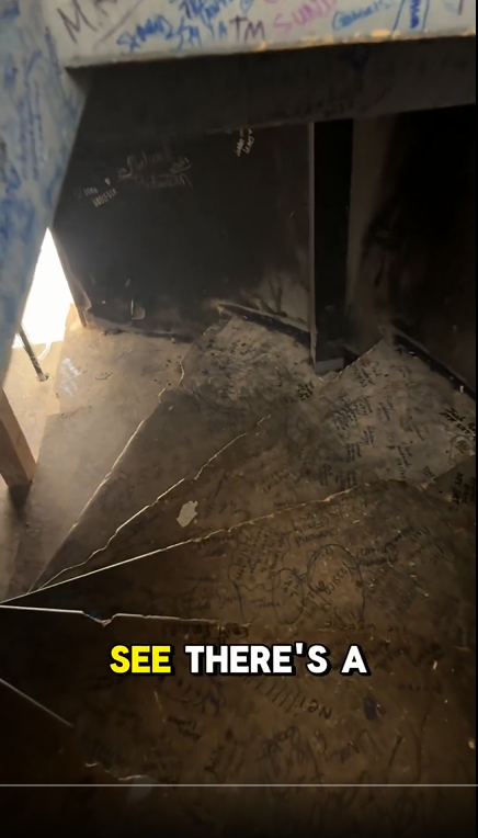 The stairs inside a hidden passage under the US Capitol, from a post dated May 9, 2025 | Source: X/RepTimMooreNC