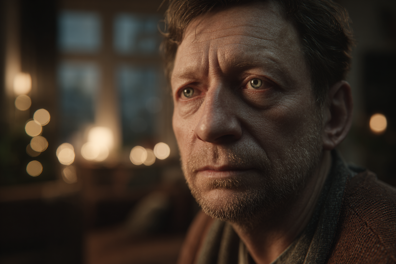 A man in his house | Source: Midjourney