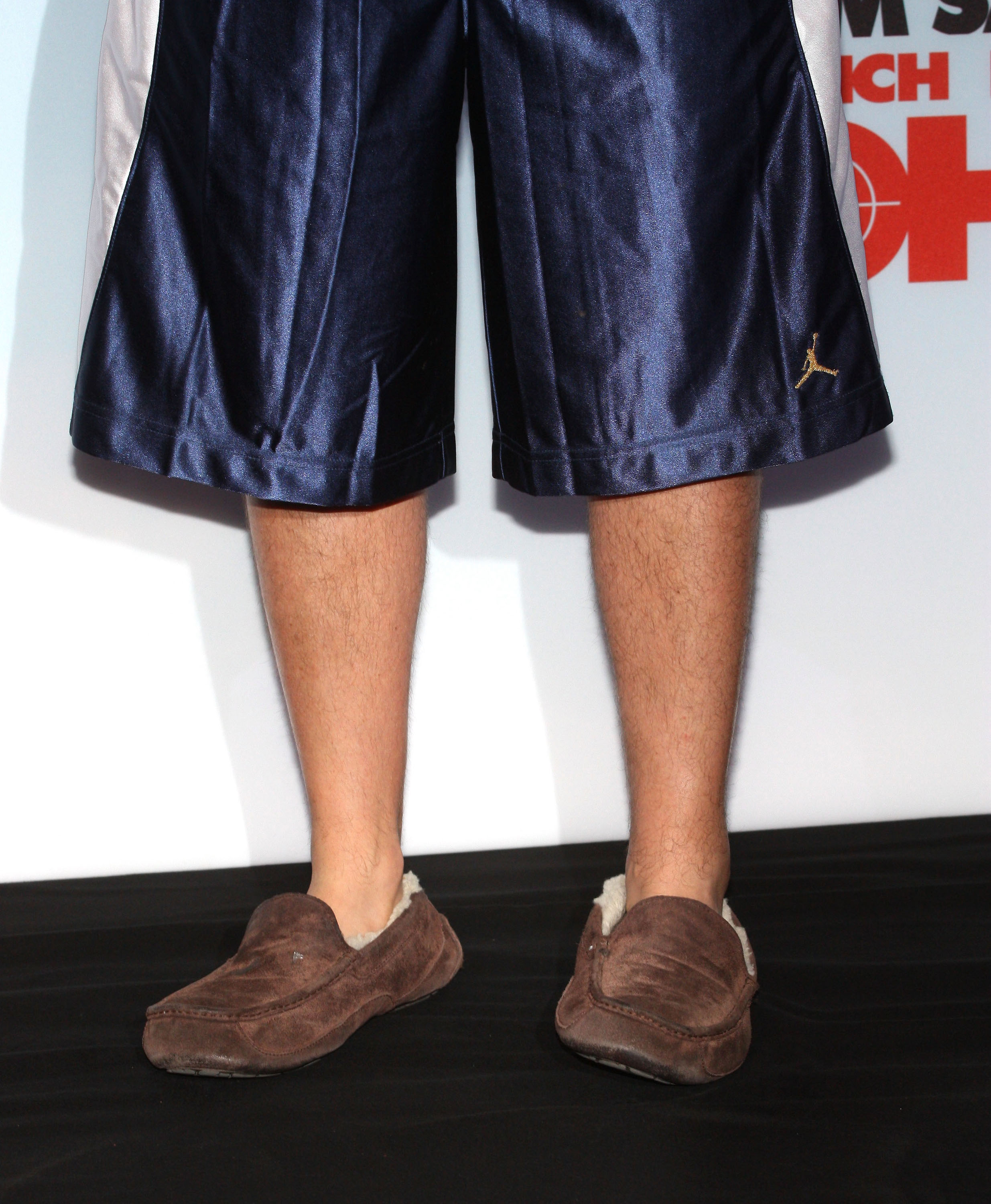 The slippers actor Adam Sandler was wearing in Berlin, Germany on July 28, 2008 | Source: Getty Images