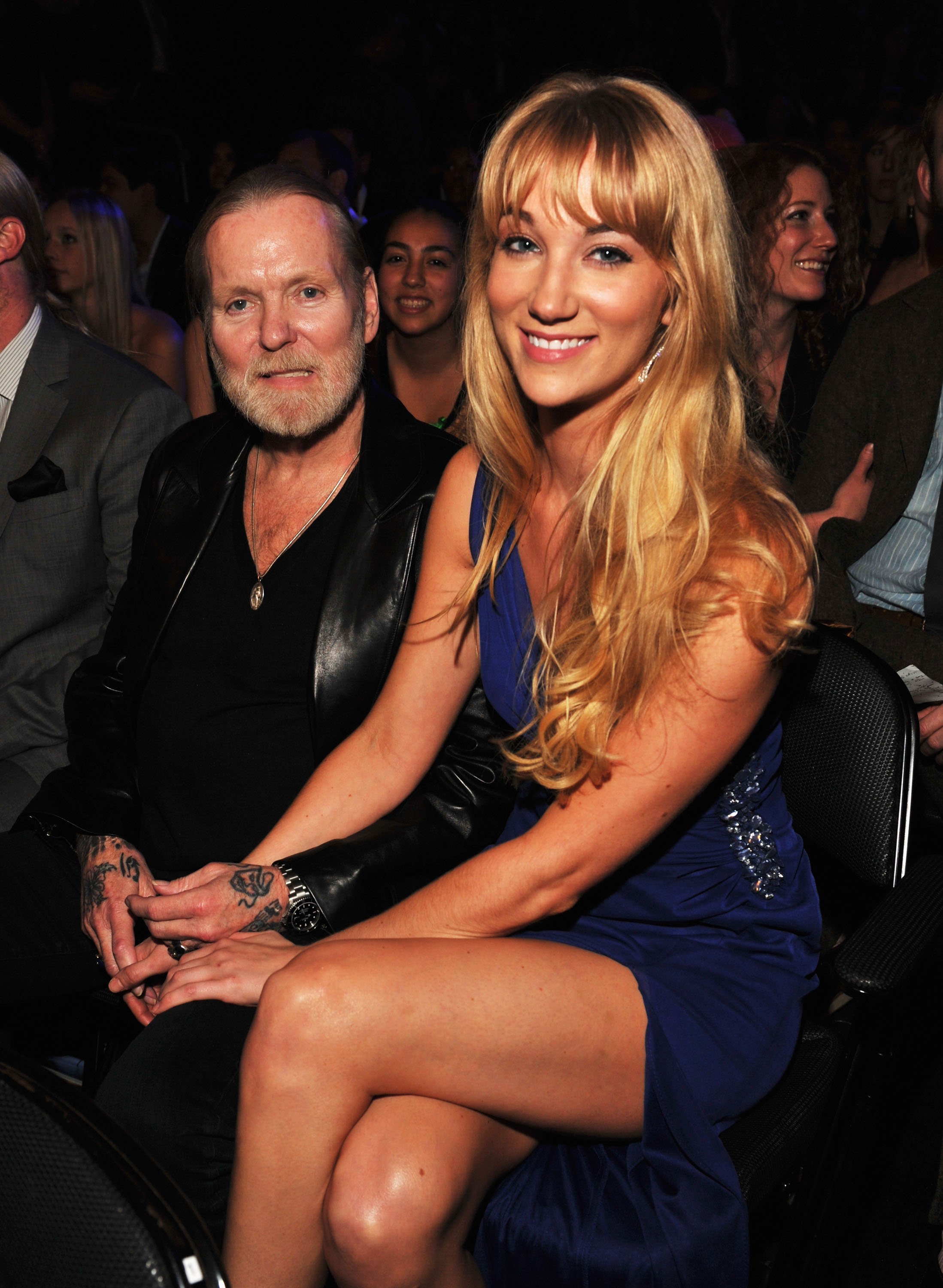 Gregg Allman and Shannon Williams attend The 54th Annual GRAMMY Awards at Staples Center on February 12, 2012, in Los Angeles, California. | Source: Getty Images