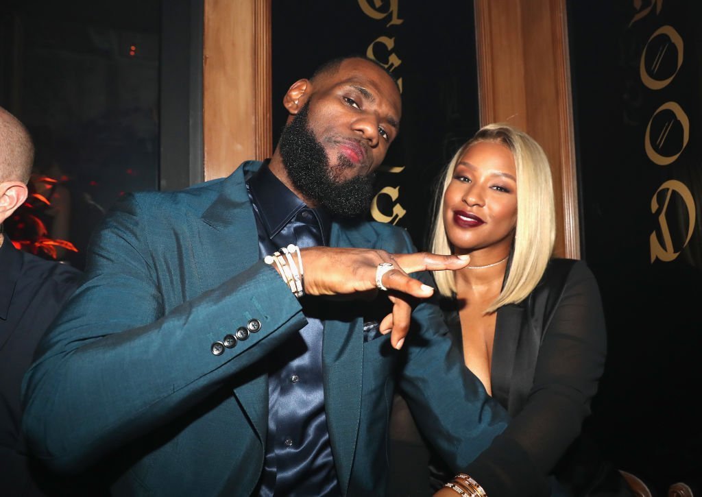 LeBron James (L) and Savannah Brinson attend as Remy Martin presents Beats Party | Photo: Getty Images
