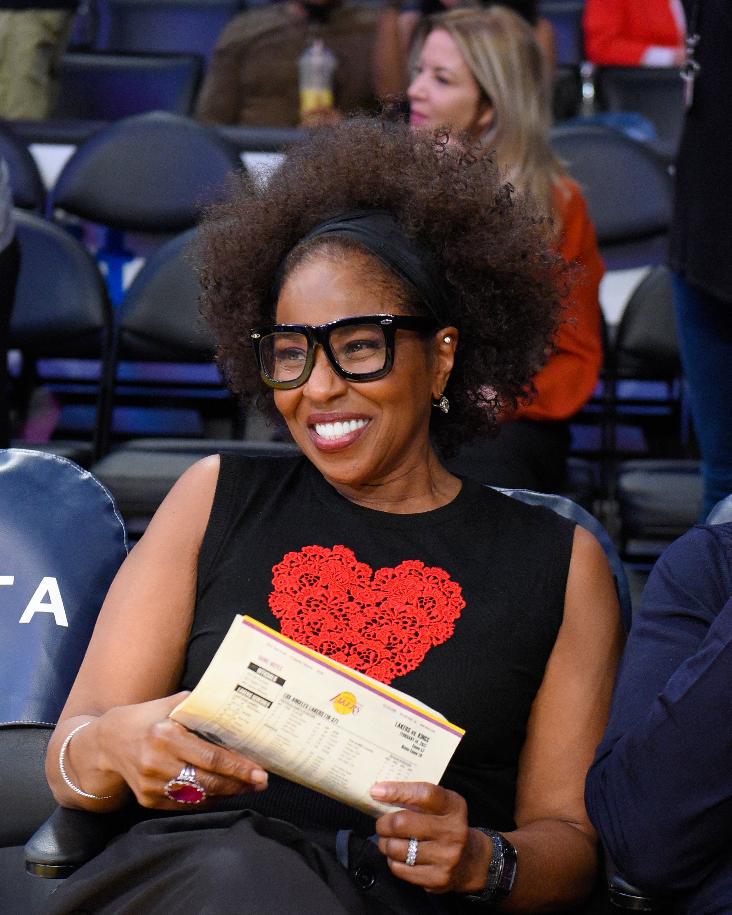 Pauletta Washington at a basketball game between the Sacramento Kings and the Los Angeles Lakers at Staples Center on February 14, 2017 in Los Angeles, California. | Source: Getty Images
