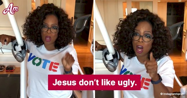 Oprah Winfrey responds to 'Racist Robocalls' in an Instagram video